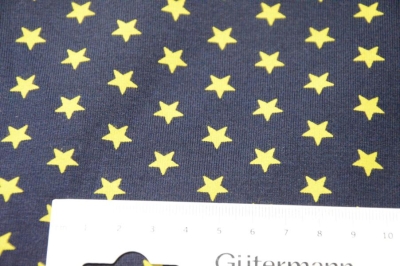 Jersey GOTS Stars Marineblau / Gelb